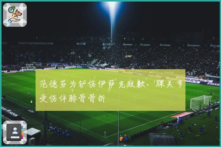 范德芬为铲伤伊萨克致歉，踝关节受伤伴腓骨骨折